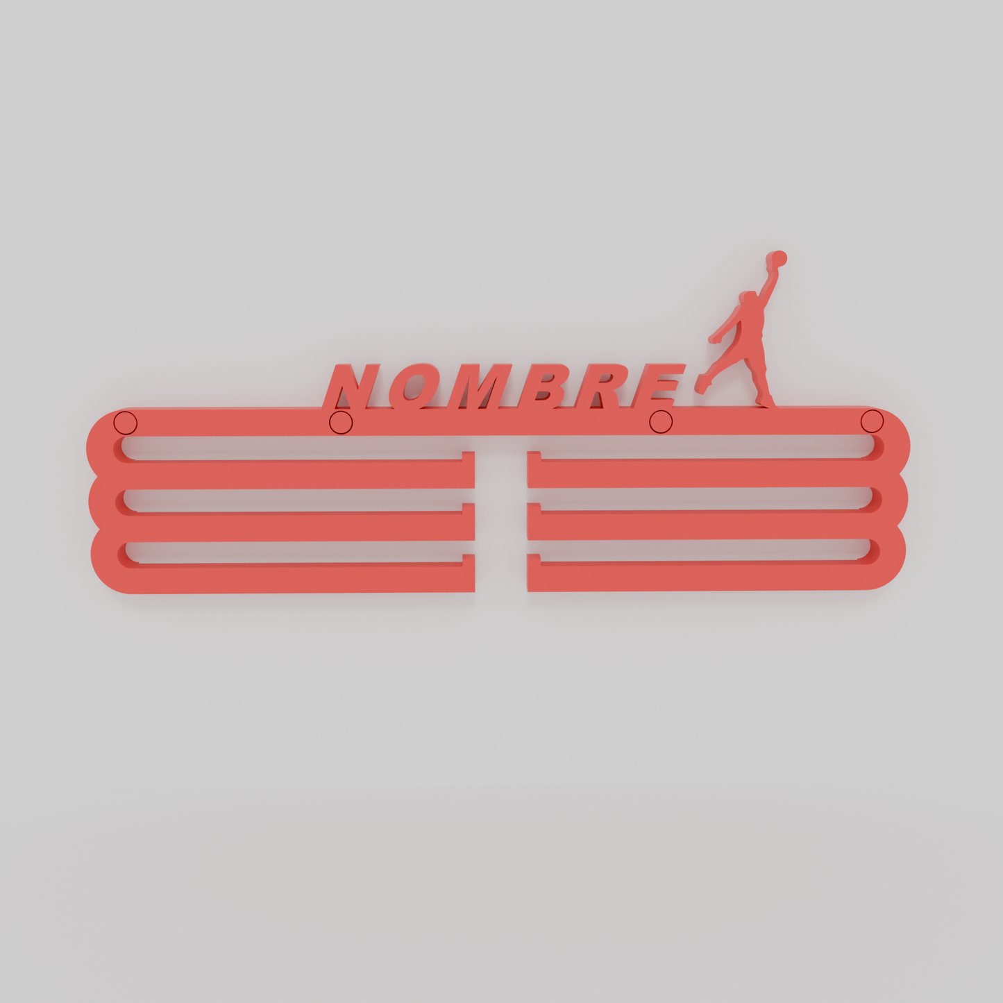 Medallero Basquetbol Hombre Personalizado