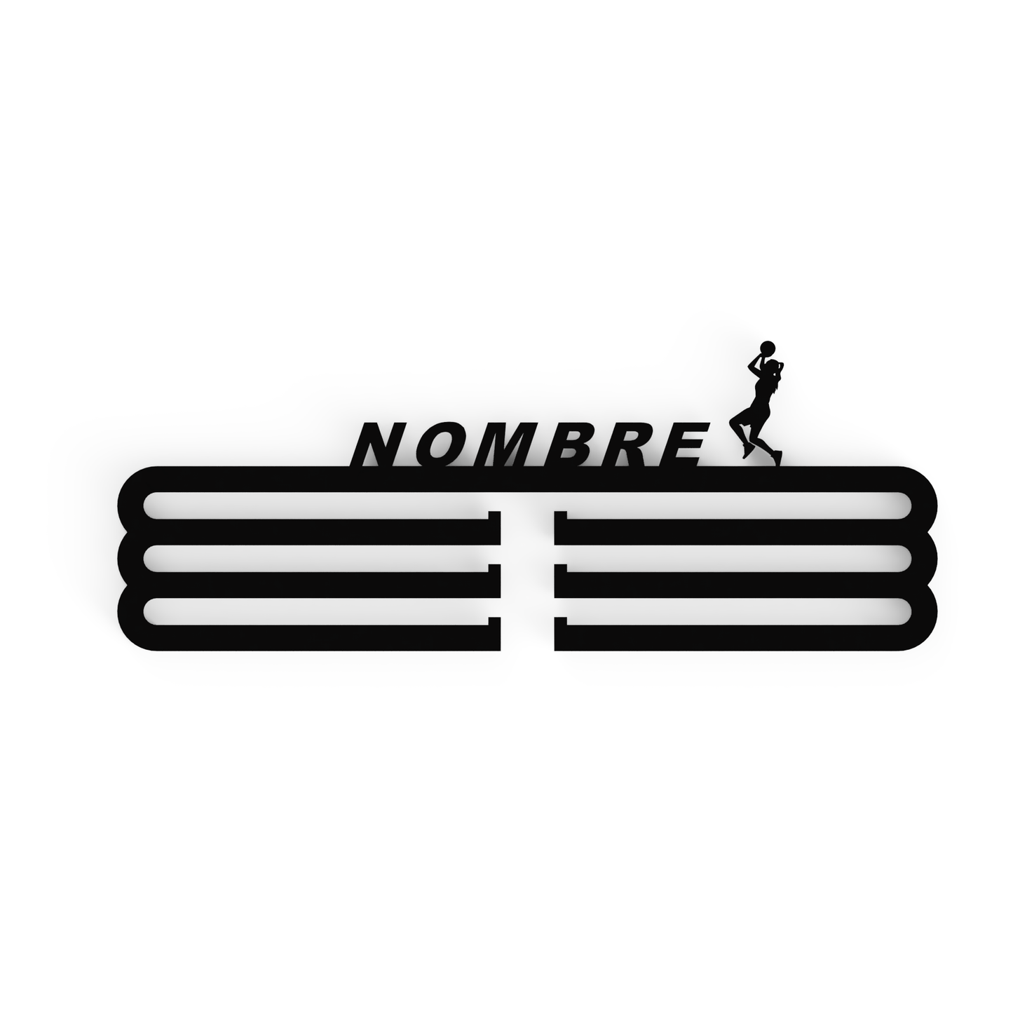 Medallero Básquetbol Mujer Personalizado