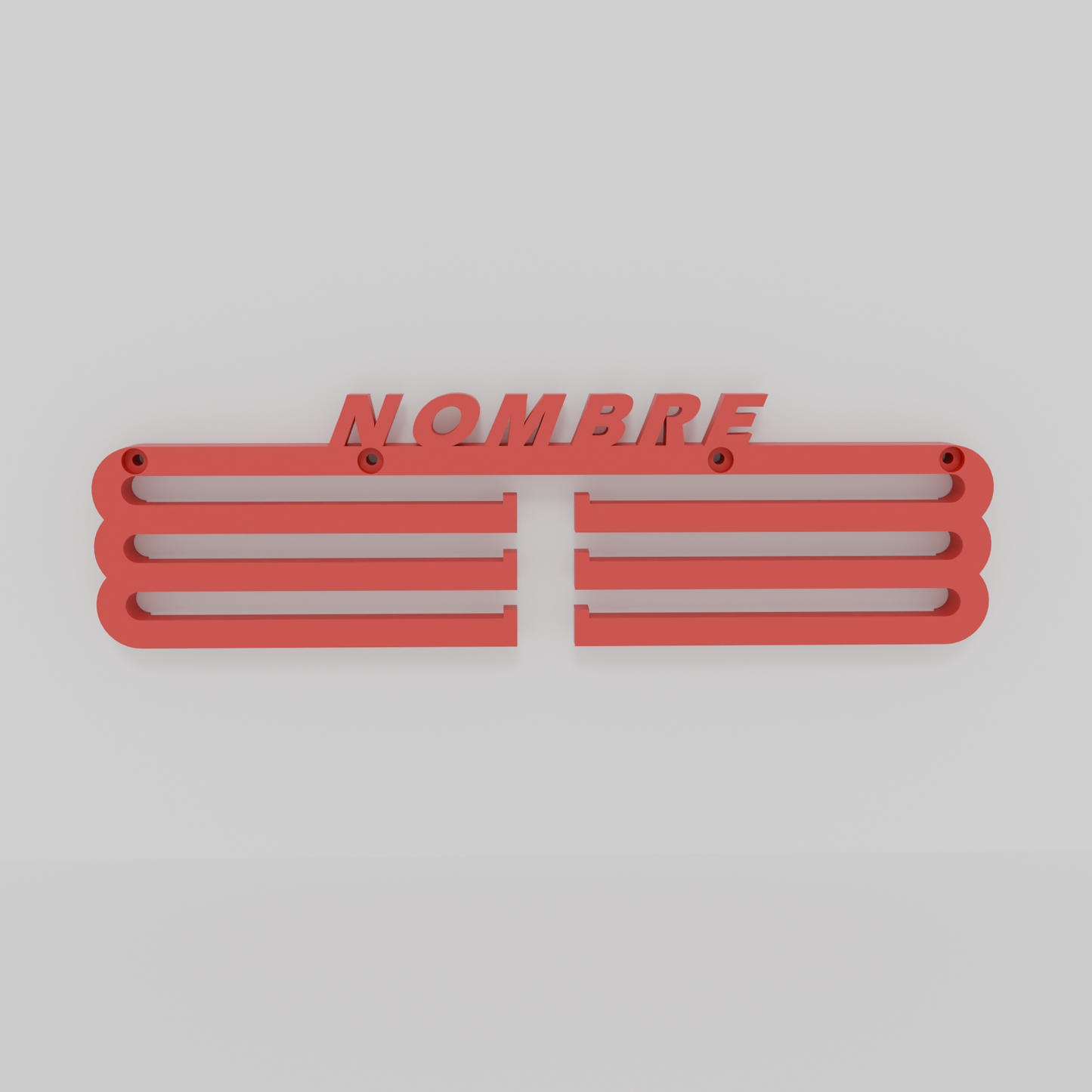 Sólo nombre o texto  personalizado (sin silueta)