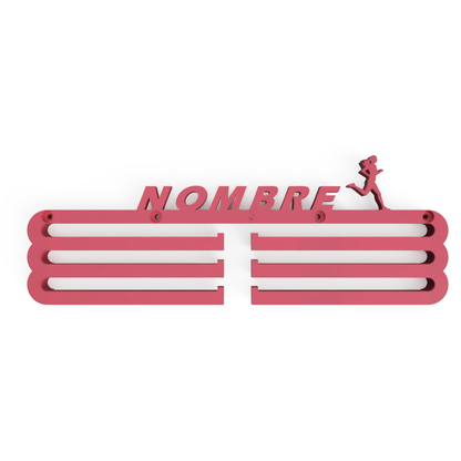 Medallero Running Mujer personalizado