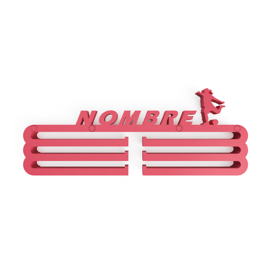 Medallero Fútbol Mujer Personalizado