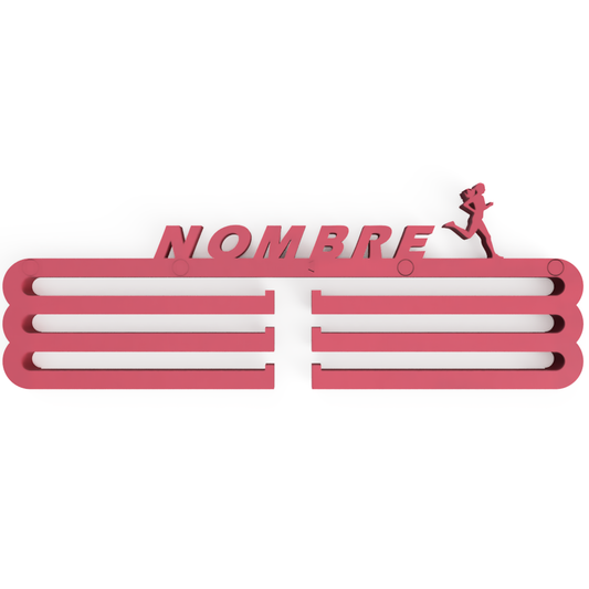 Medallero Running Mujer personalizado