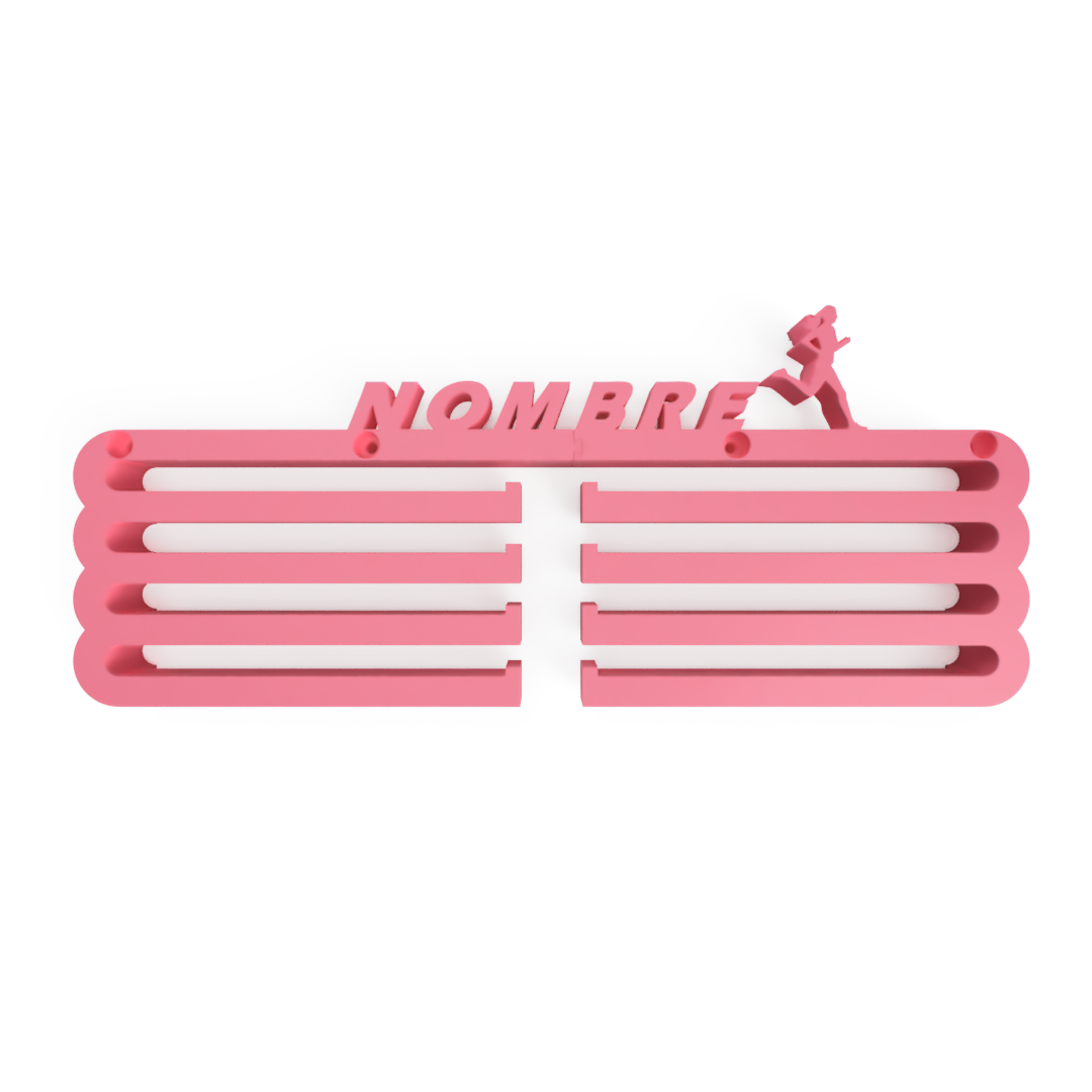 Medallero XL Running Mujer personalizado