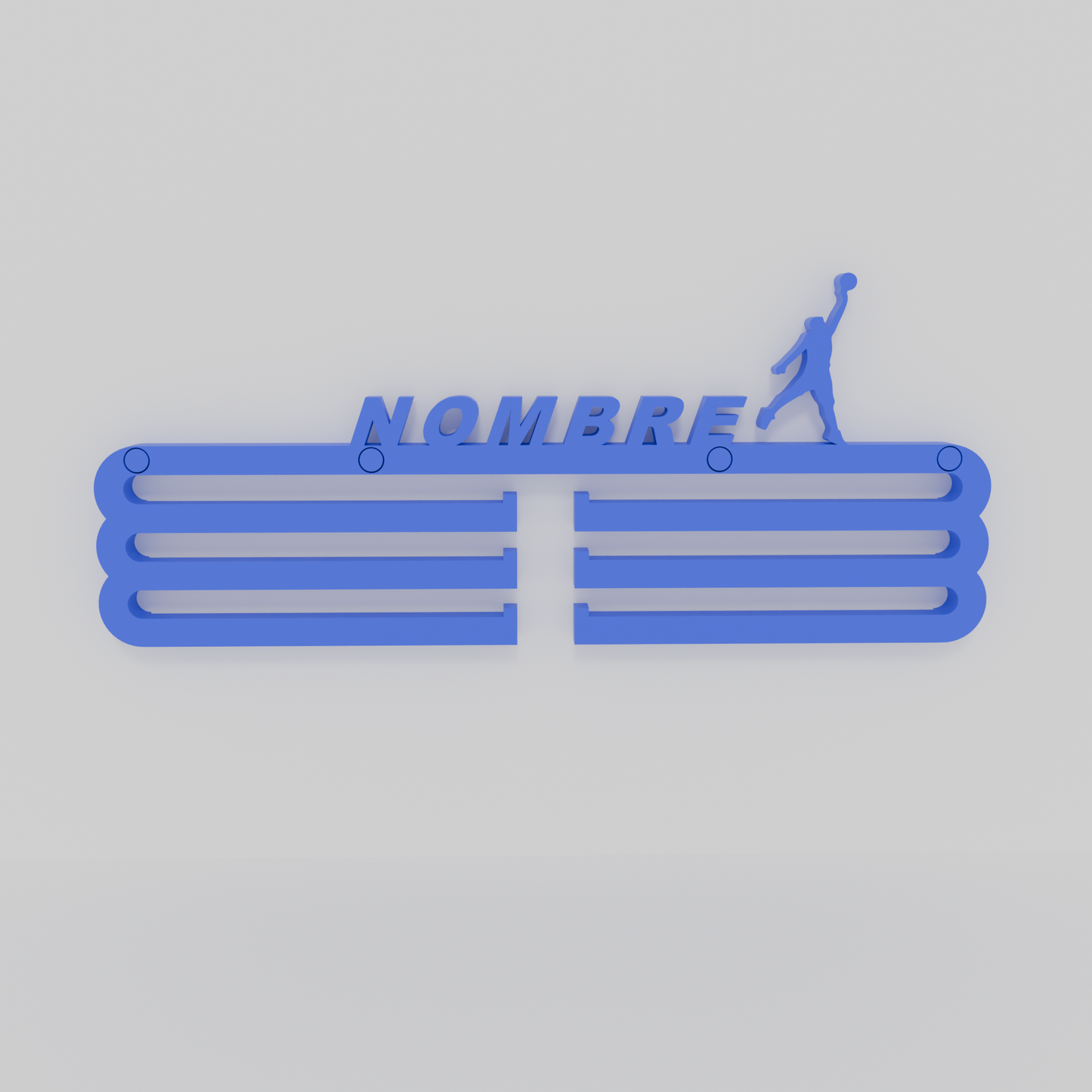 Medallero Basquetbol Hombre Personalizado