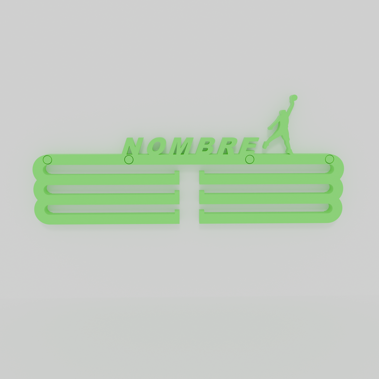 Medallero Basquetbol Hombre Personalizado