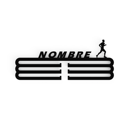 Medallero Running Silueta Hombre Personalizado