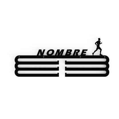 Medallero Running Silueta Hombre Personalizado